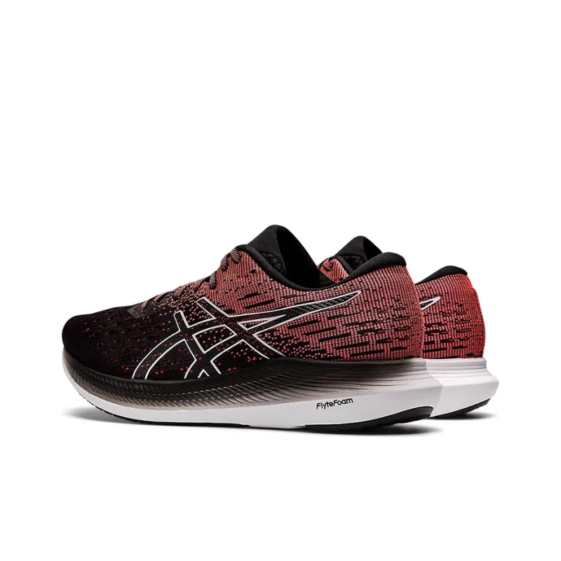 Asics EvoRide 2 Durable Breathable Low Top Running Shoes Women's Black Brick Red-3