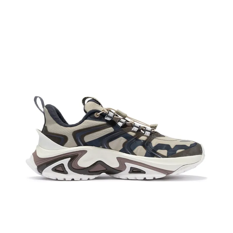 LiNing X-Claw Cat Paw Ace Low-Top Casual Shoes Men's Ochre Grey-1