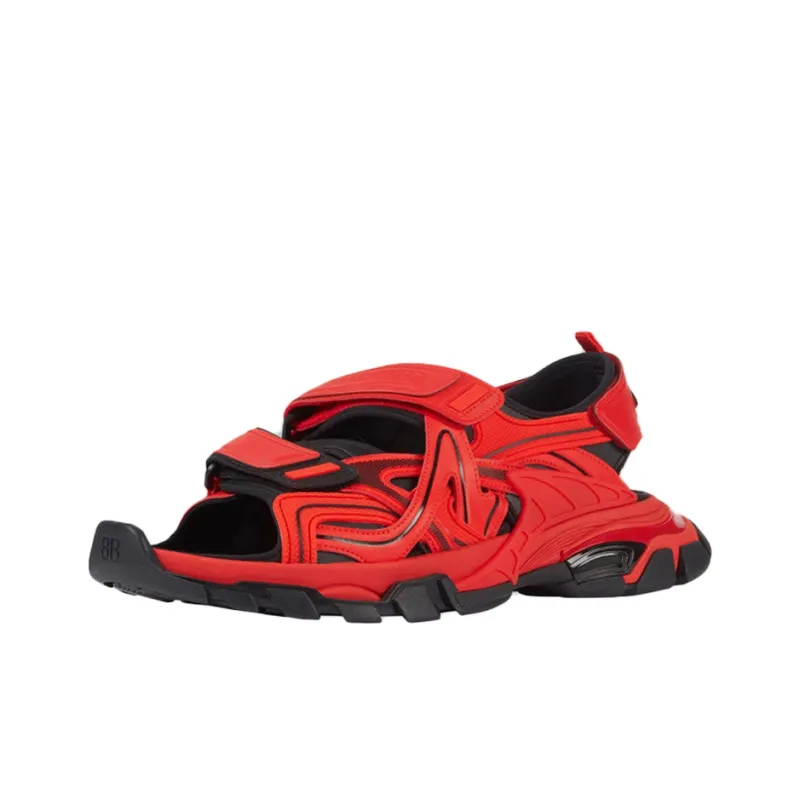 Balenciaga Track Sandal Red-2