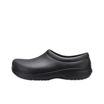 Crocs On The Clock Work Slip On 'Black'