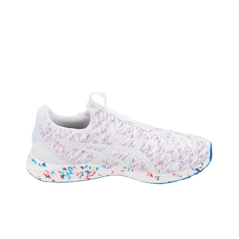 Asics Hypergel Durable Breathable Low-Top Running Shoes Men's White Multicolor-1
