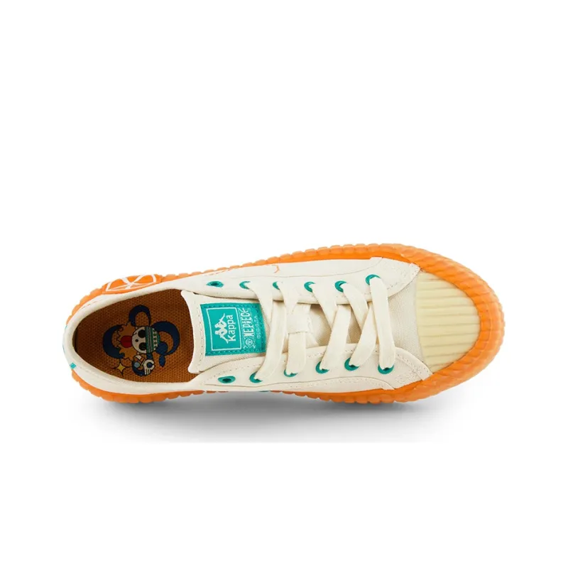Kappa Canvas Shoes Unisex Low Top Beige, Yellow, Orange-4