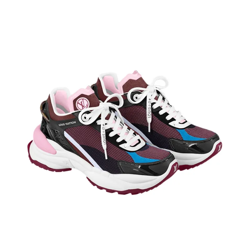 LOUIS VUITTON Lv Run 55 Sneakers 'Burgundy' Women's-2