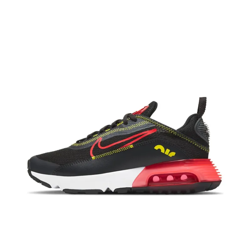 Nike Air Max 2090 Running Shoes Women's Low Top Black/Red/Green-0