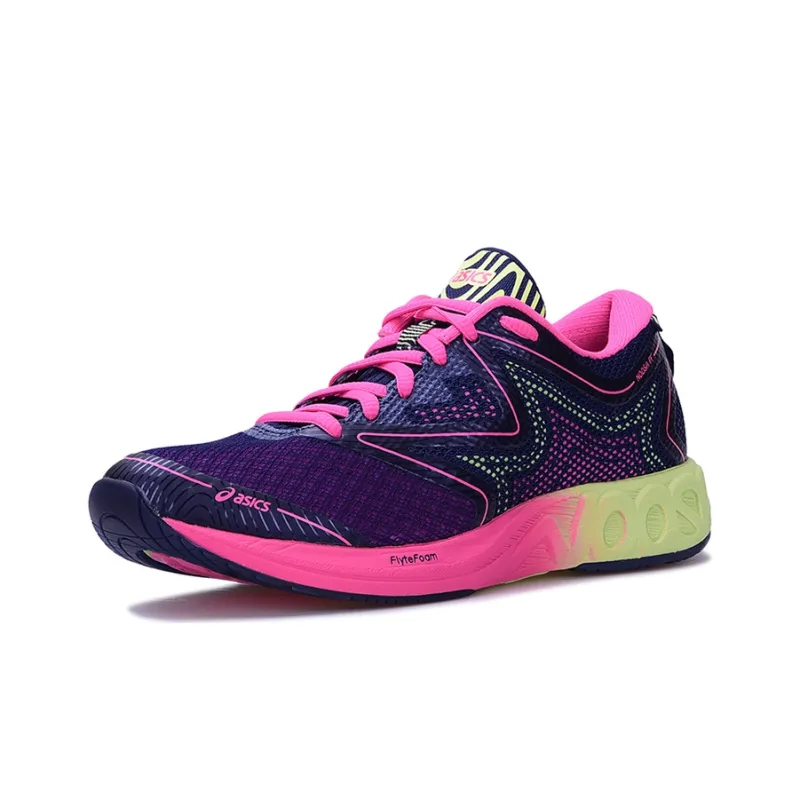 Asics Noosa FF Cushioned Abrasion-Resistant Slip-Resistant Low-Top Running Shoes Women's Blue Pink-2