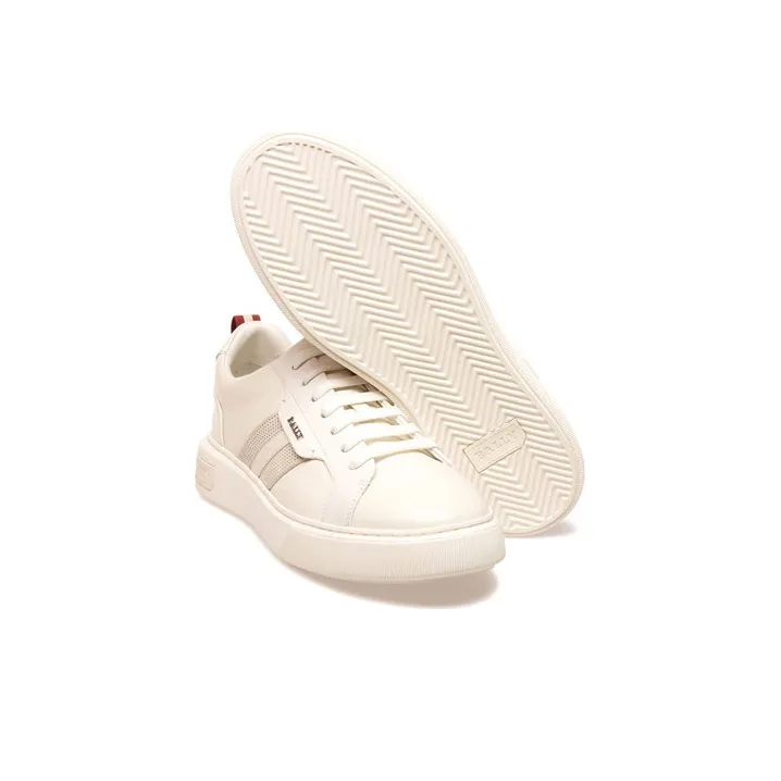BALLY Maxim Low-Top Stylish Skateboarding Shoes Men's White-2
