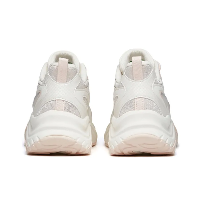 Anta Running Collection BUNNY 4.0 Low Top Running Shoes Women's White Pink-3