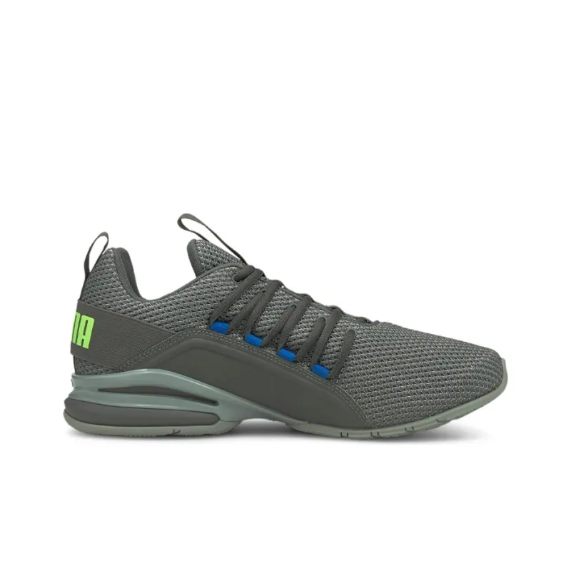 PUMA Axelion Low-Top Running Shoes Men's Glittering Green-1