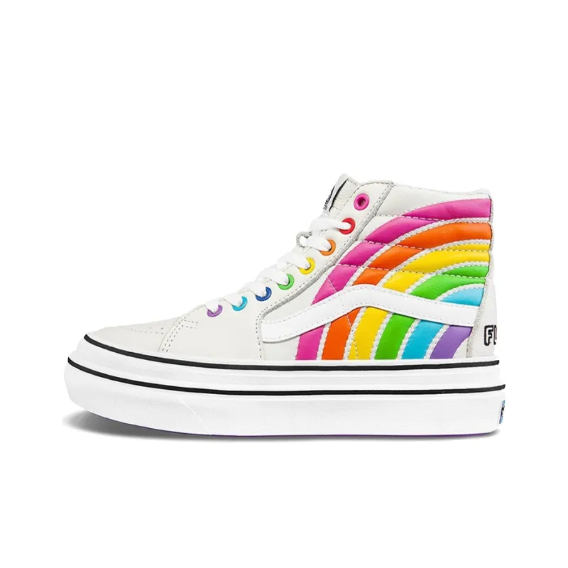 Vans Flour Shop X Super ComfyCush Sk8 Hi 'Rainbow'-1