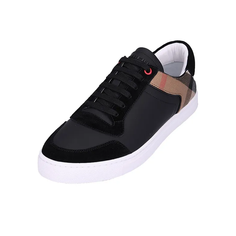 Burberry Reeth Sneaker Black Beige-1