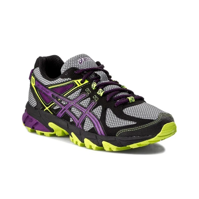 Asics Gel-Sonoma Series Running Shoes Women's Low-Top Gray/Purple/Black-2