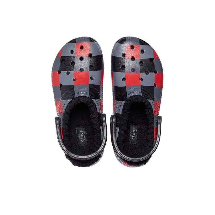 Crocs Classic Clog Clogs Unisex Black Red Gray-4