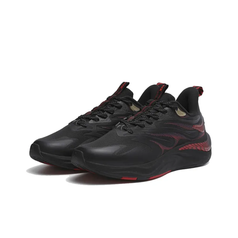 XTEP Wind & Fire 26th Generation Running Shoes Men Low Top Black-2