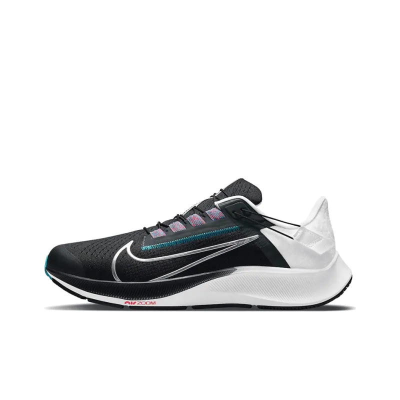 Nike Air Zoom Pegasus 38 FlyEase Black White Chlorine Blue-0
