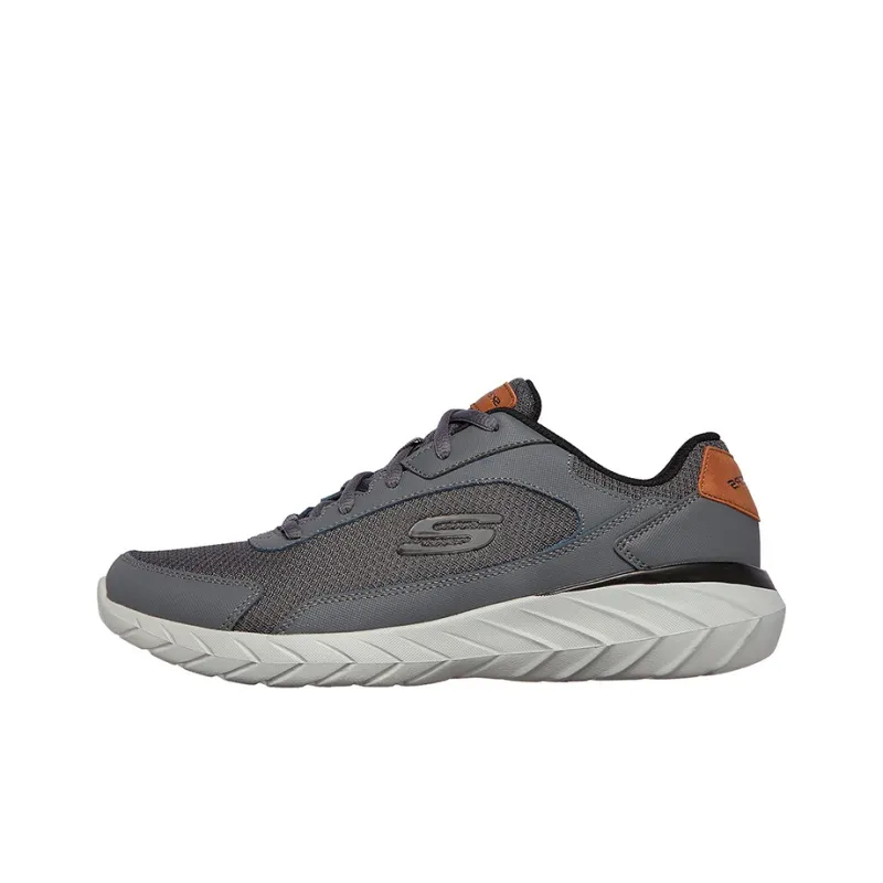 Skechers Overhaul 2.0 Cushioning Slip Resistant Low Top Running Shoes Men's Carbon Gray-0