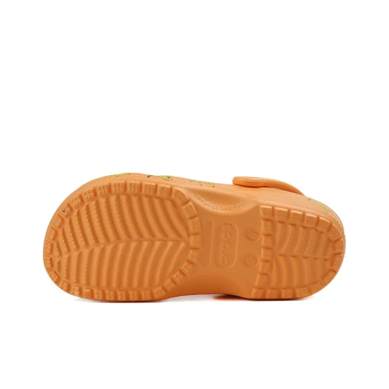 Crocs Classic Clog Sports Sandals 'Orange' Women's-4