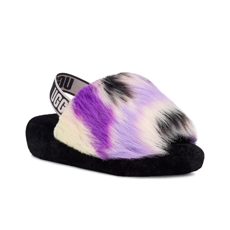 UGG Fluff Yeah Slide Tie Dye Magnolia Women's-2