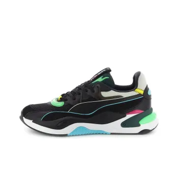 PUMA RS 2K Internet Exploring Running Shoes Unisex Black/Green