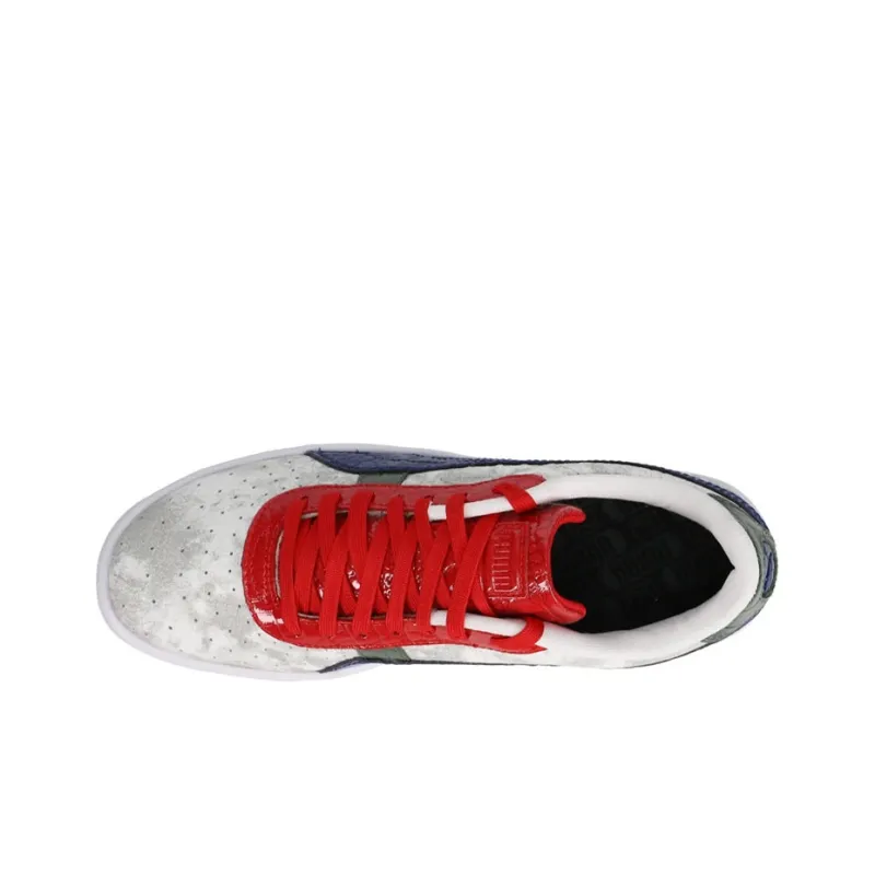 PUMA Gv Special Gator Lace Up White/Blue/Red-3