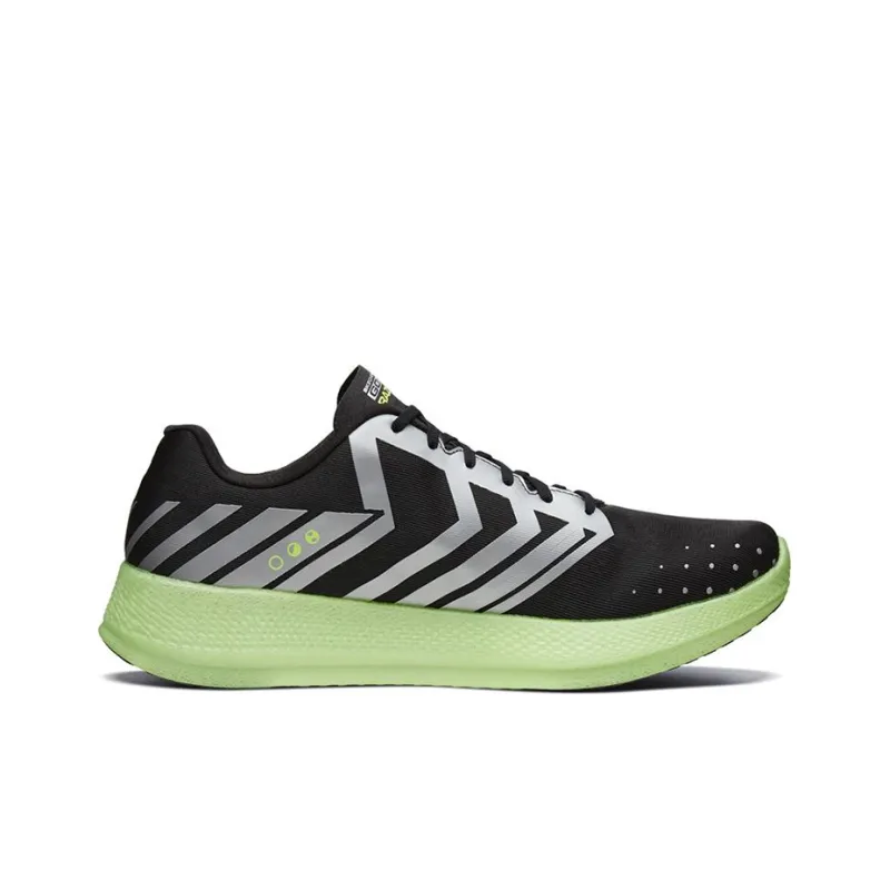 Skechers Go Run Razor 3 Low-Top Running Shoes Men's Black Lemon Green-1