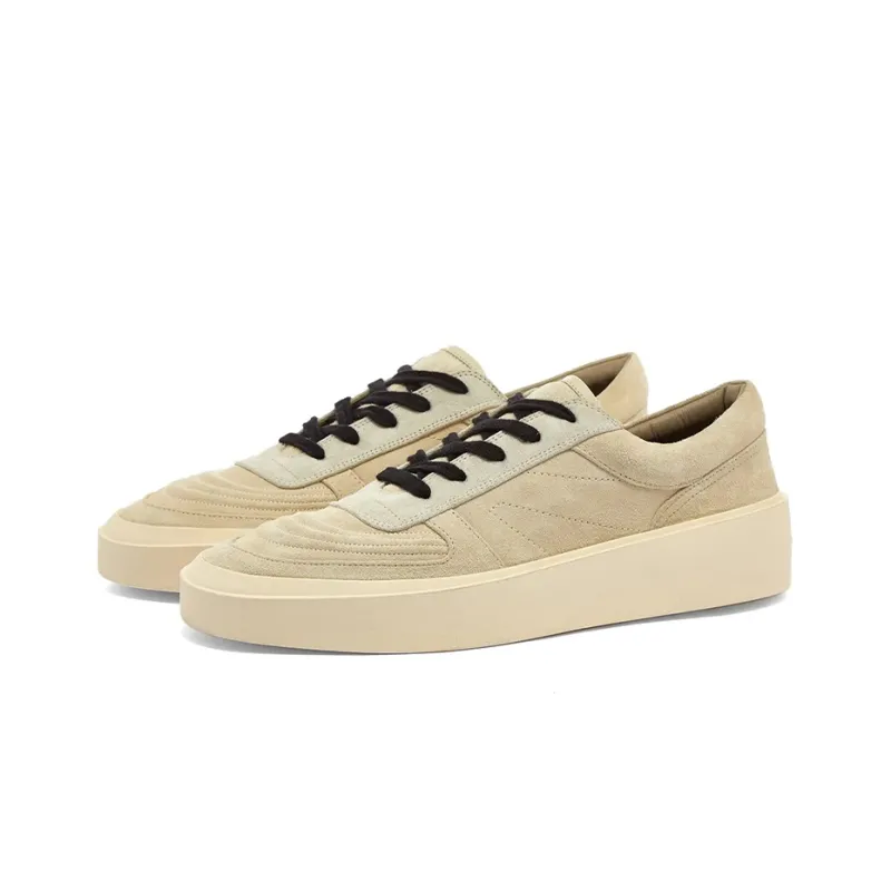 Fear Of God Skate Low Fog Stylish Skateboarding Shoes Men's Beige-1