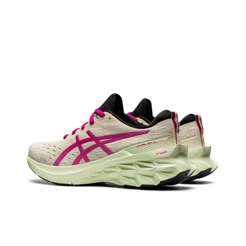 Asics Novablast 2 Birch Pink Rave Women's-3