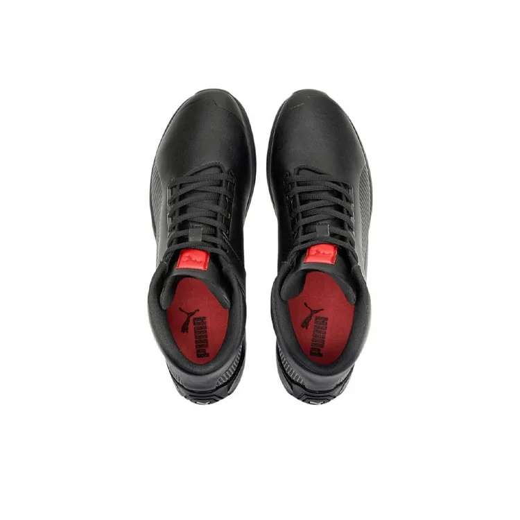 PUMA Ferrari Style KartCat-X Tech Cushioned Wear-Resistant Slip-Resistant Mid-Top Running Shoes Men's Black-2