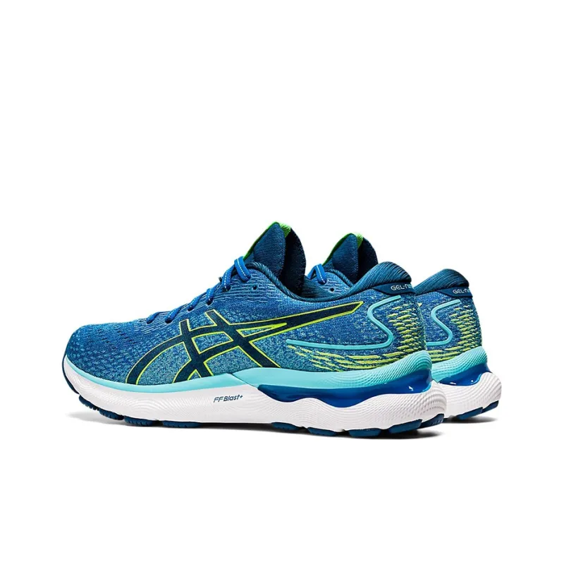 Asics Gel Nimbus 24 Lake Drive Hazard Green-3