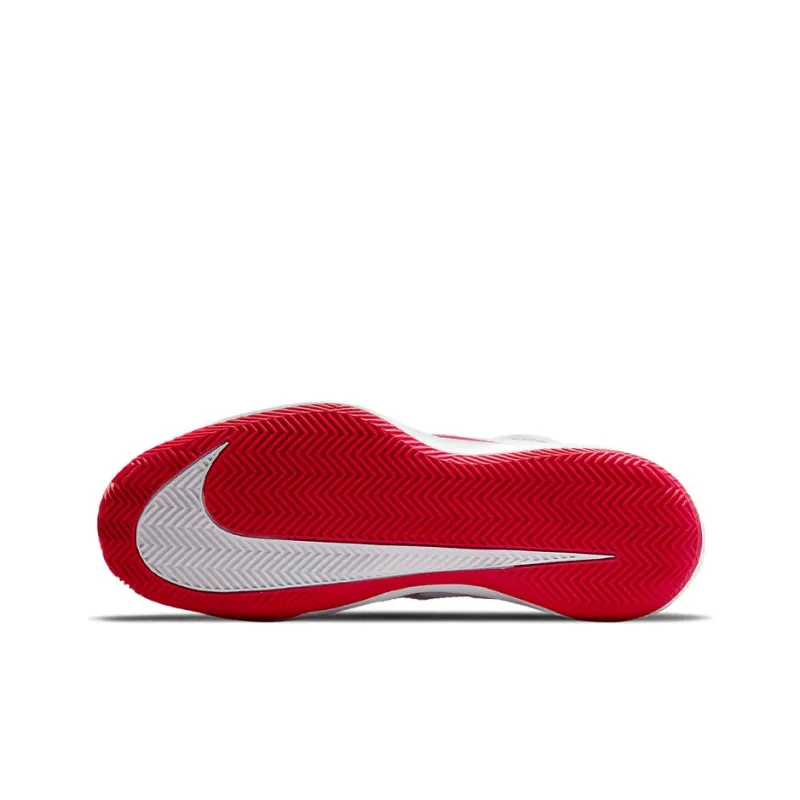 Nike Court Air Zoom Vapor Pro Clay White University Red-5