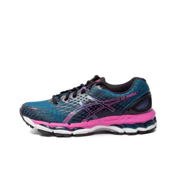 Asics GEL-Nimbus 17 Breathable Low-Top Running Shoes Women's Navy Blue Pink
