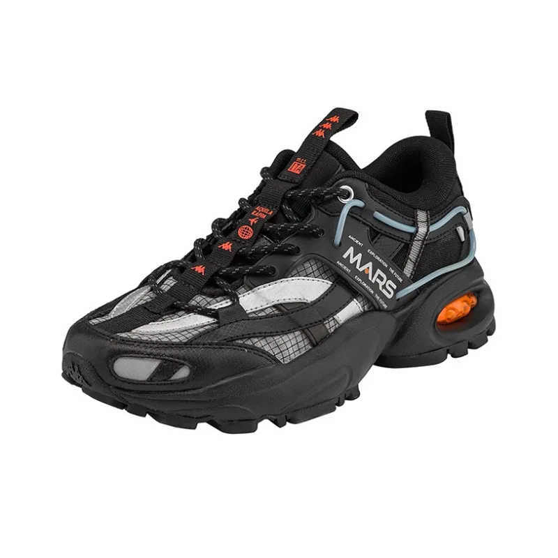 Kappa MARS Low Top Sports Casual Shoes Unisex Black-1