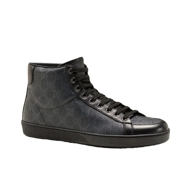 GUCCI GG Supreme High 'Black'-1