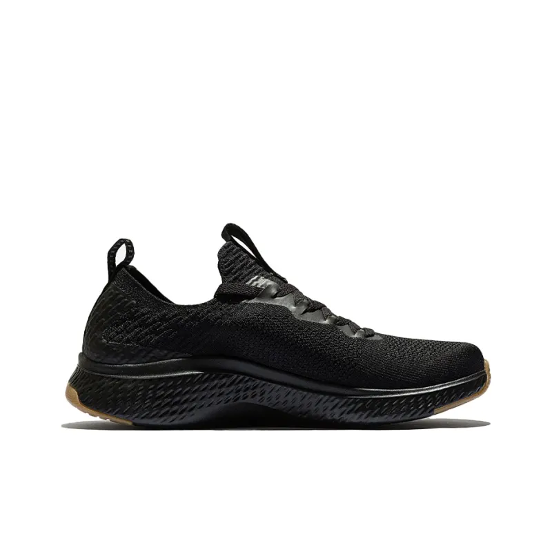 Skechers Solar Fuse Cushioning Anti-Slip Wear-Resistant Breathability Low-Top Casual Running Shoes Men's Black Gold-1