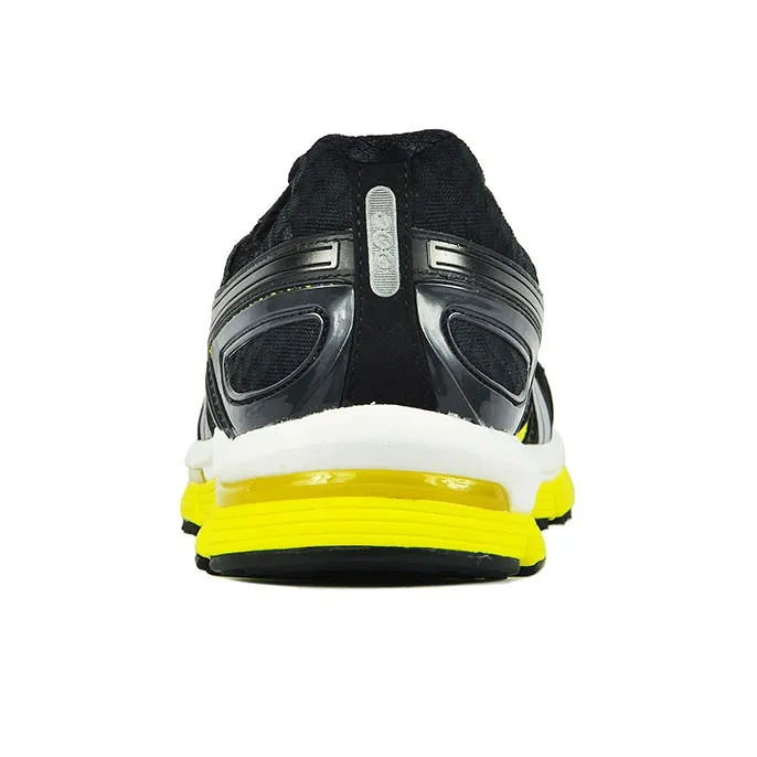 Asics Gel-Excel 33 Durable Breathable Low-Top Running Shoes Men's Black Yellow-3