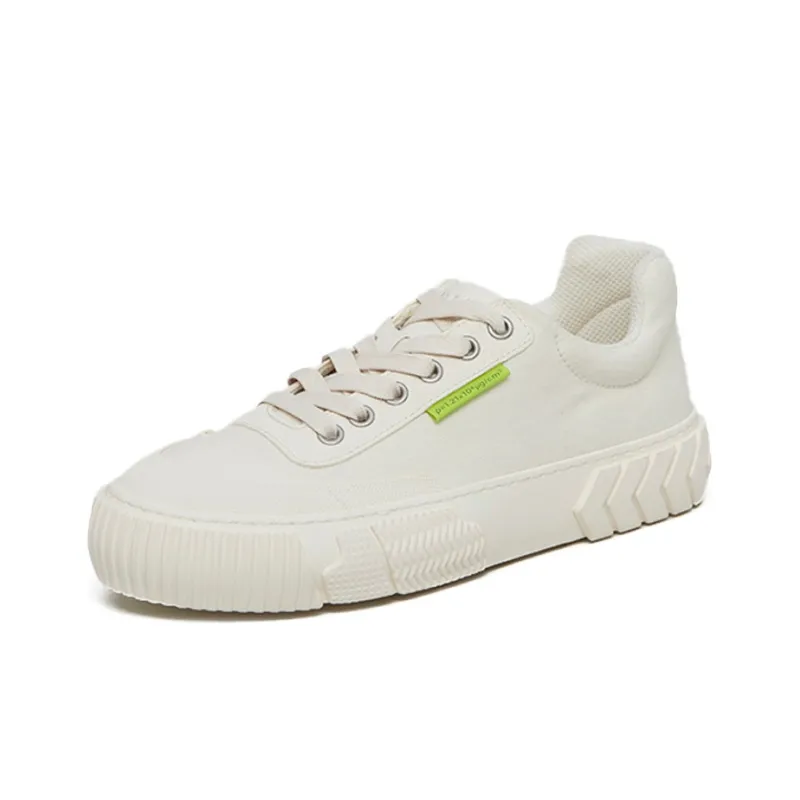Both Broken C Low Top Casual Skateboard Shoes Women's White-2