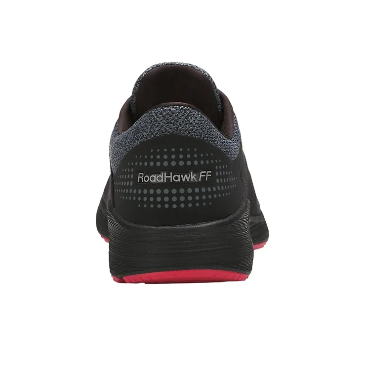 Asics Roadhawk FF Running Shoes Men Low Top Black/Red-4