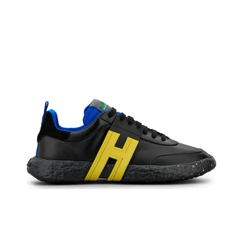 HOGAN 3R Shock Absorbers With Slip Resistant And Abrasion Resistant Properties Low Top Casual Shoes Men's Black-1
