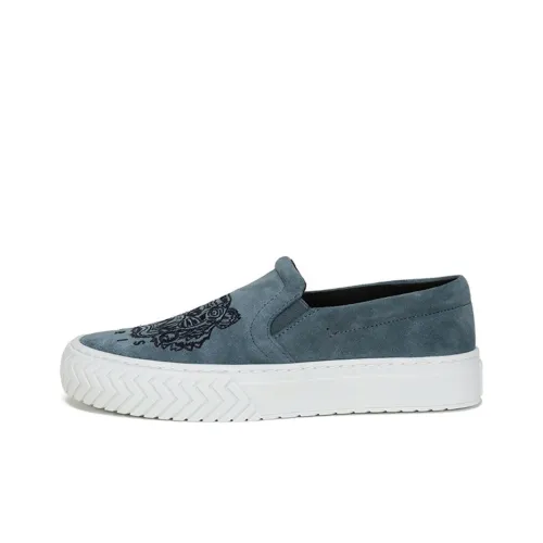 KENZO Skateboard Shoes Women's Low-Top Glacier Blue