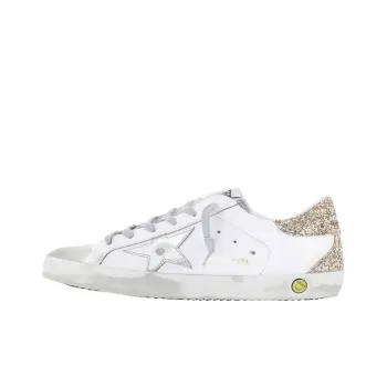 Golden Goose Super Star Low Top Stylish Skateboarding Shoes Women's White Old fashioned