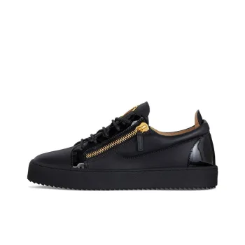 Giuseppe Zanotti Frankie Zip Detailed Lace Up Sneakers
