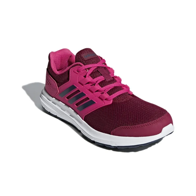 Adidas Galaxy 4 Running Shoes Women's Low-Top Rose Red-2
