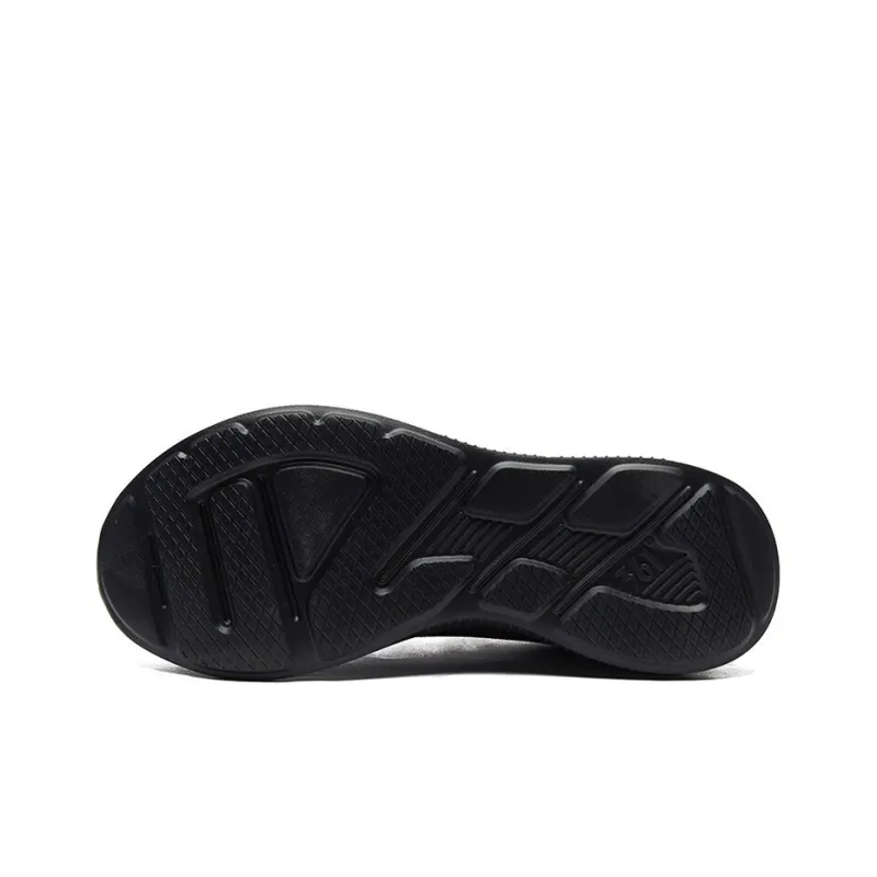 361° Cushioning Breathable Low Top Running Shoes Men's Obsidian Black-4