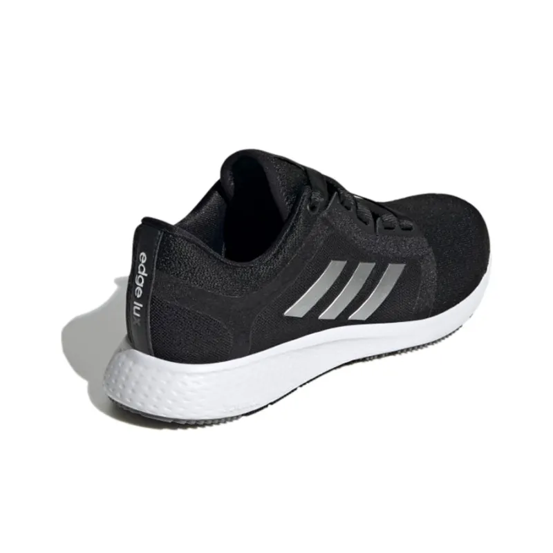 Adidas Edge Lux 4 Wear-Resistant Low-Top Running Shoes Women's Black White Gray-3