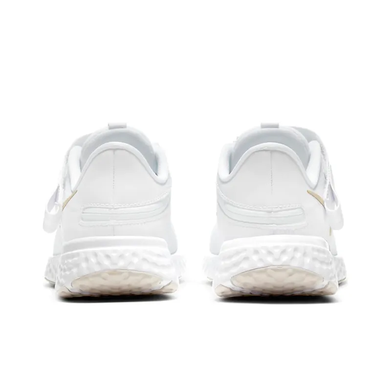 Nike Revolution 5 FlyEase White/Golden Women's-4