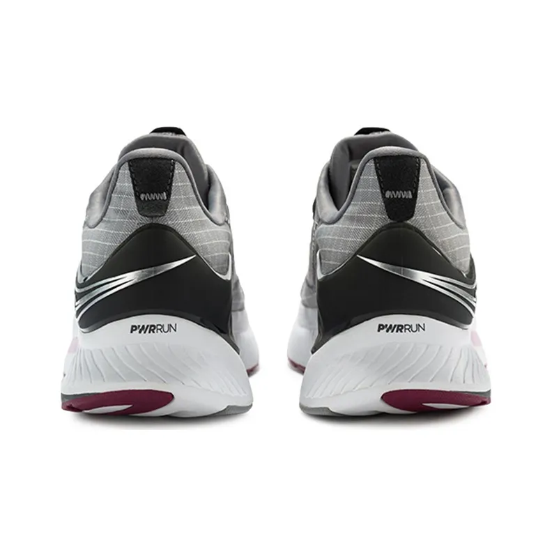 Saucony Shock Absorbers With Slip Resistant And Abrasion Resistant Properties Low Top Running Shoes Women's Gray Pink-3
