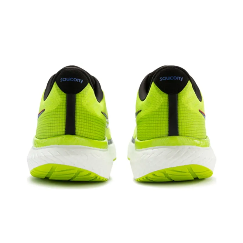 Saucony Triumph 19 Low Top Casual Running Shoes Men's Fluorescent Green Black-3
