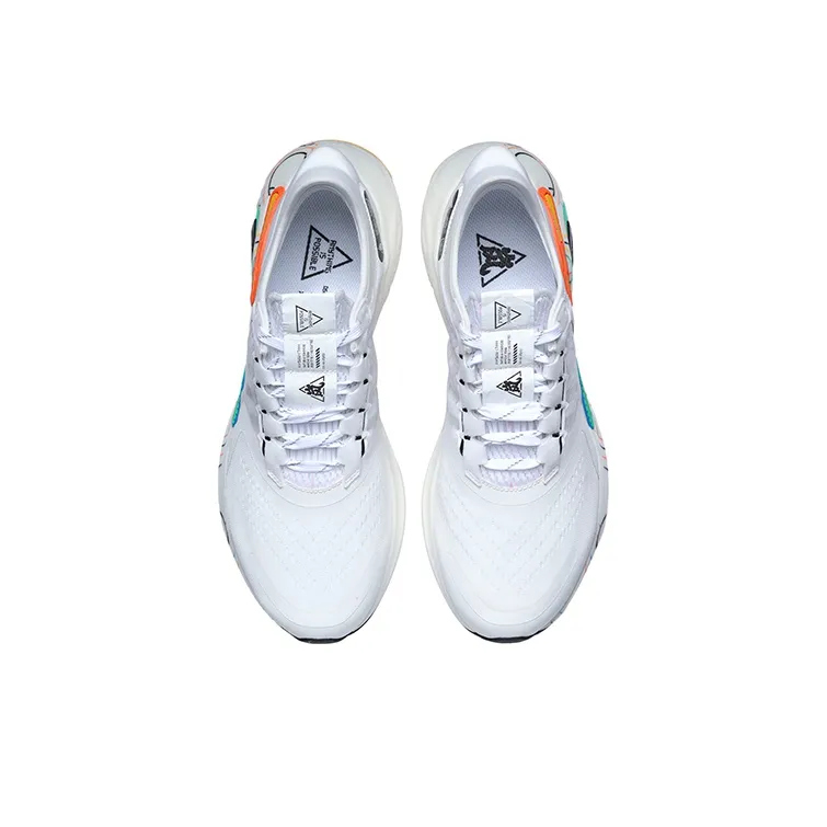 LiNing Arashi Plus Cushioning Anti-Slip And Wear-Resistant Low-Top Running Shoes Unisex White Red Green-3