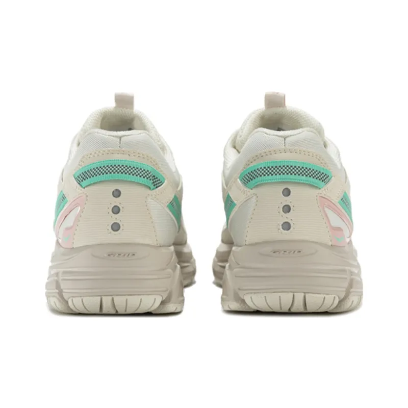 Saucony Anti Slip Wear Resistant Low Top Casual Running Shoes Unisex White Green-3