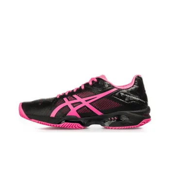 Asics Gel-Solution Speed 3 Clay Wear-Resistant Slip-Resistant Low-Top Running Shoes Women's Black Pink