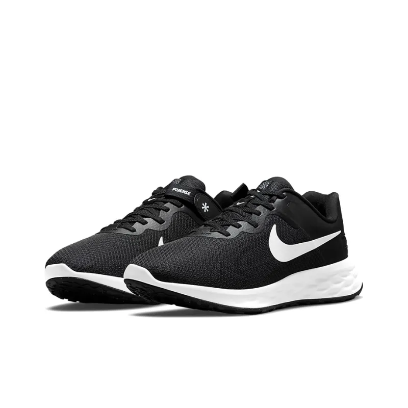 Nike Revolution 6 FlyEase Next Nature Black/White-2